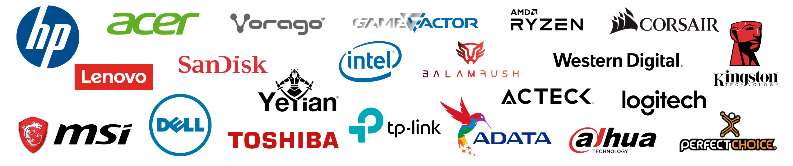 Logos de marcas de tecnología